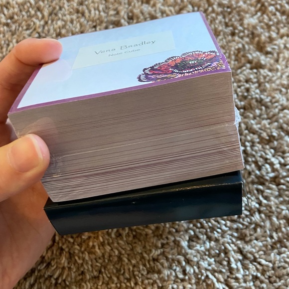 Vera Bradley - Note Cube - Midnight Wildflowers - NWT! - Picture 5 of 9